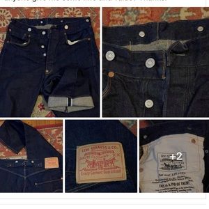 Levi’s 501 Model 1873 125th Anniversary Valencia Collector’s Jeans 32 x 36